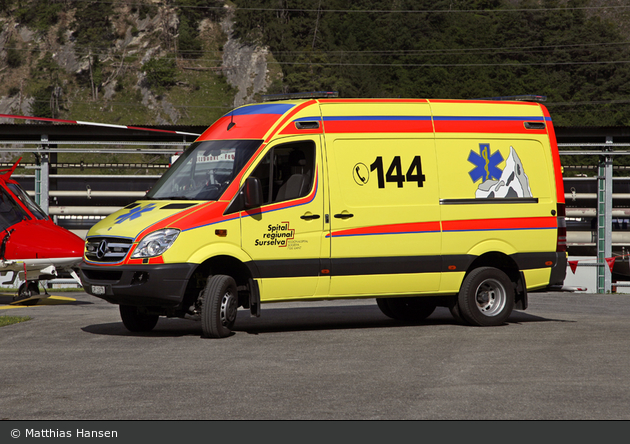 Ilanz/Glion - Regionalspital Surselva - RTW - Maico 2