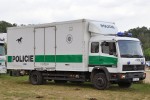 Brno - Policie - Pferdetransport-LKW