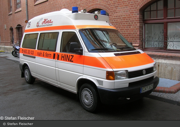 Krankentransport Hinz - KTW 26