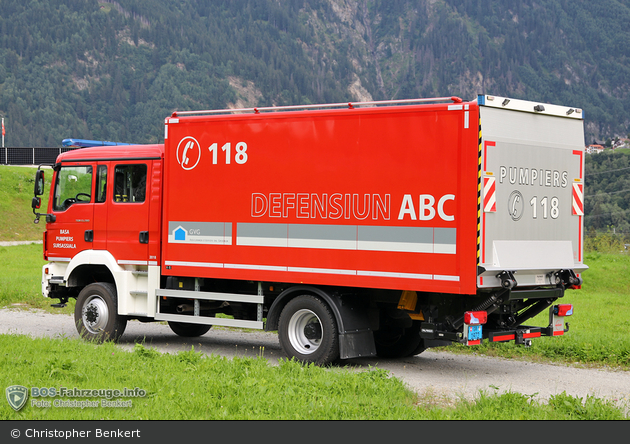 Disentis/Mustér - Pumpiers Sursassiala - ABC-Wehr Fahrzeug