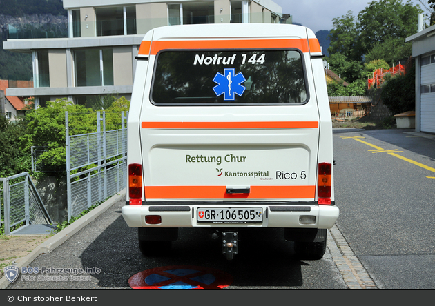 Chur - Rettung Chur - KTW 4x4 - Rico 5