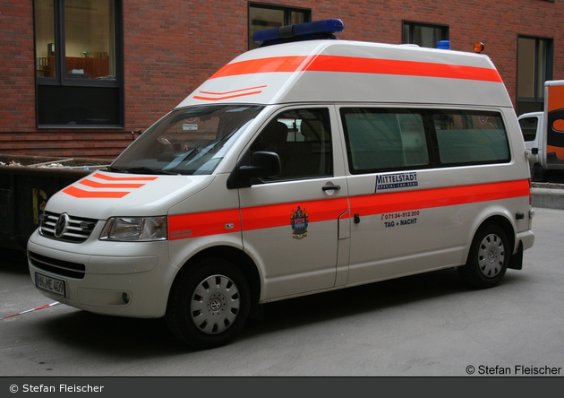 VW Transporter T5 - Mittelstädt Sonderfahrzeuge - KTW