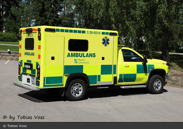 Sandviken - Landstinget Gävleborg - Ambulans - 3 26-9210