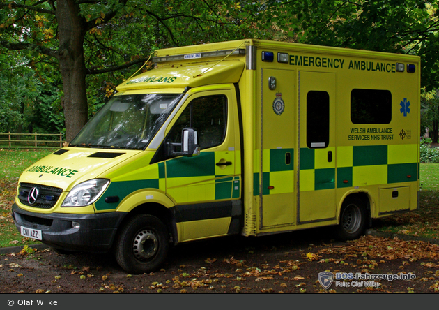 Monmouth - Welsh Ambulance Service - RTW - SA1045