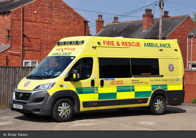 Woodhall Spa - Lincolnshire Fire & Rescue - Amb
