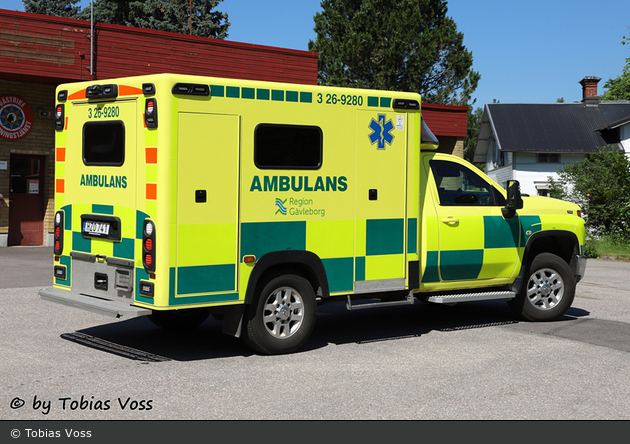 Hofors - Landstinget Gävleborg - Ambulans - 3 26-9280