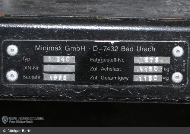 Florian Hannover-Land 94/xx-20 - CO2-Löschanhänger