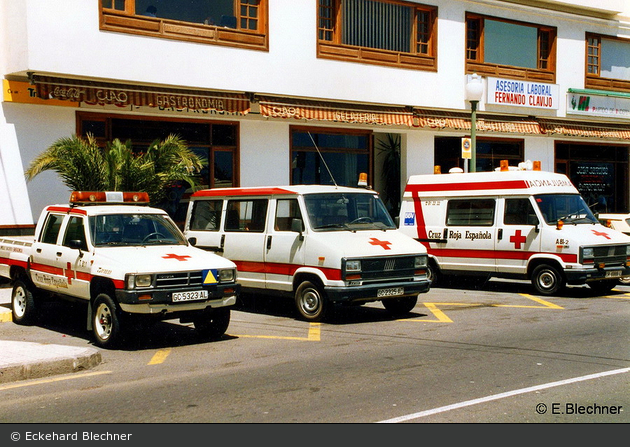 ES - Lanzarote - Arrecife - Cruz Roja Española - 3 Fahrzeuge