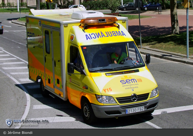 Barcelona - Sistema d'Emergències Mèdiques - NAW - Y15 (alt) (a.D.)