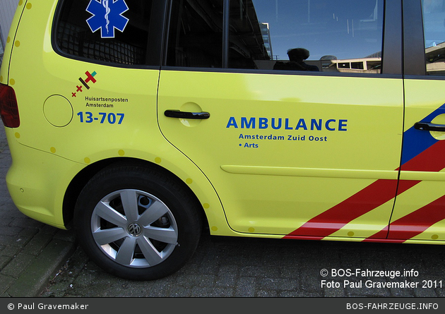 Amsterdam - Ärtzlicher Notdienst - PKW - 13-307