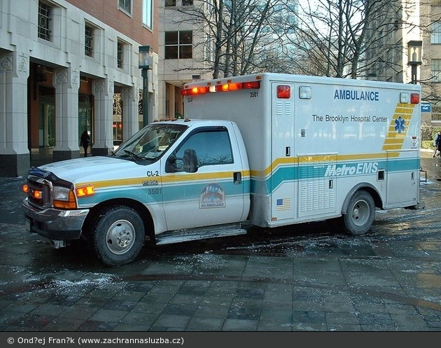 NYC - Brooklyn - The Brooklyn Hospital Center Metro EMS - Ambulance 3501 - RTW