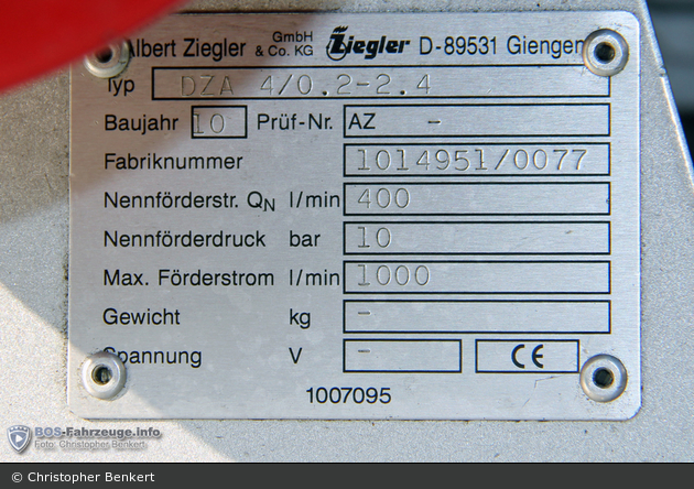 Mercedes-Benz Atego 1629 AF - Ziegler - HLF 20/16