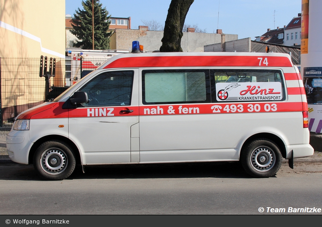 Krankentransport Hinz - KTW 74