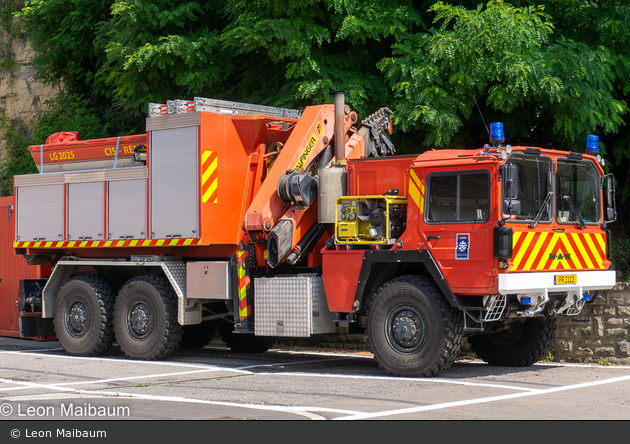 Remich - Corps Grand-Ducal d'Incendie et de Secours - WLFAB-Kran