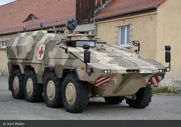 Stetten am kalten Markt - Sanitätsdienst - sgSanKfz Boxer