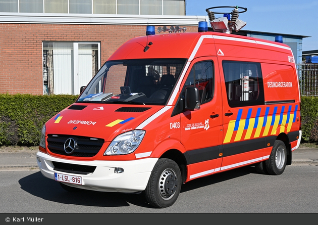 Herve - Service Régional d'Incendie - VRW - D403
