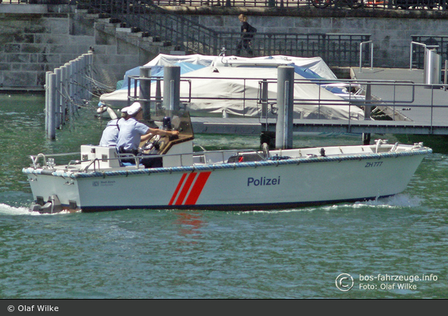 Zürich - StaPo - Wasserschutzpolizei - Patrouillenboot
