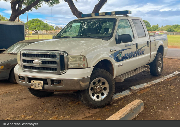 Molokaʻi - Kaunakakai - Maui Police Department - FuStW - 4553